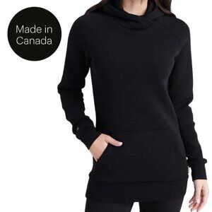 ORAKI Black Classic Hoodie Sustainable Made in Canada size l